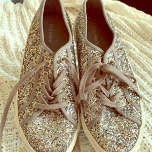 Old navy glitter sneakers size 9